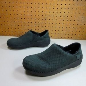 FitFlop womens spruce nubuck Superloafer loafers 7 M EUC